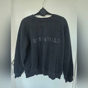 Essentials Black Men's Sweater